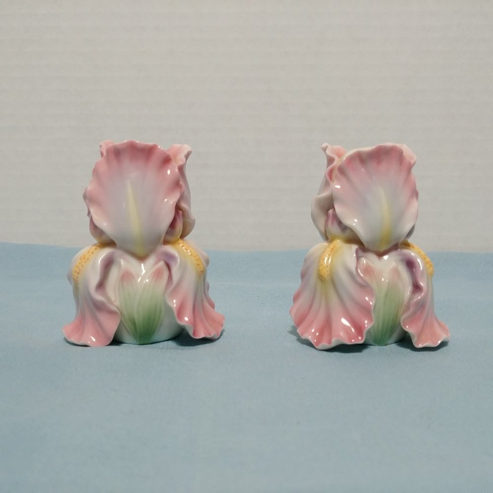 Gorgeous Iris Flower Salt & Pepper Set by Franz - Picture 5 of 6